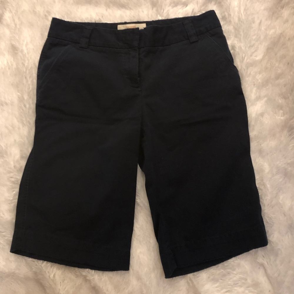 Navy J. Crew Bermuda Shorts